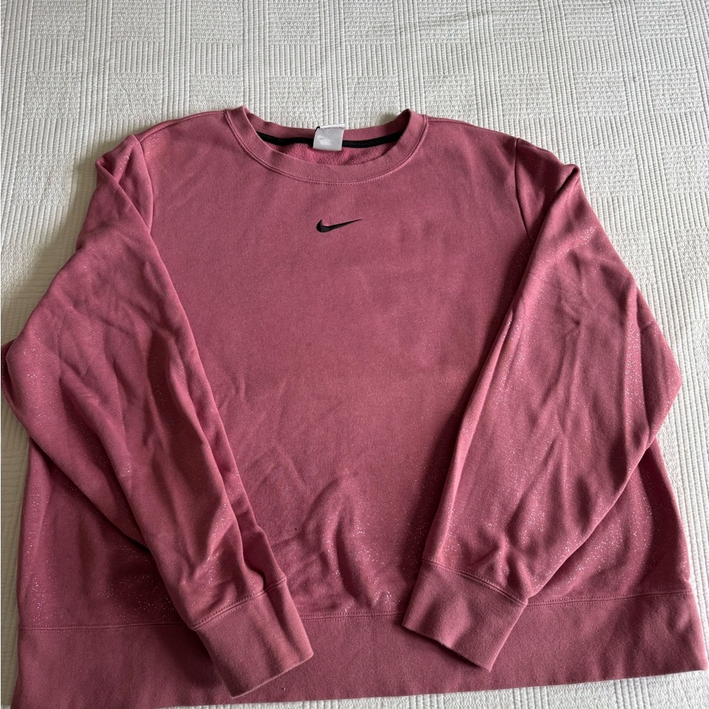 Nike Mauve Sweatshirt with Black Logo
